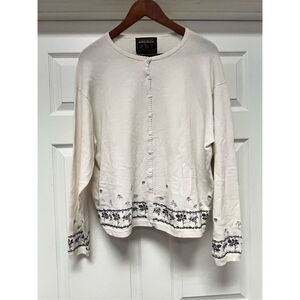 Vintage Talbots Italian Fabric Boucle Pink & Orange Blazer sz 10P NWT